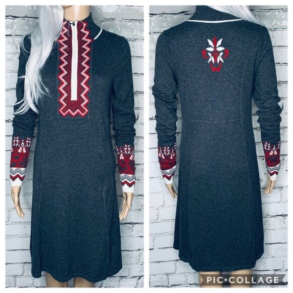 Athleta Alps Snowcat Sweater Dress - Picture 2 of 9